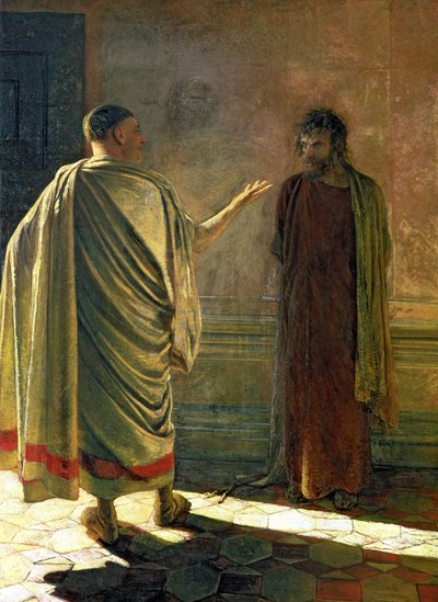 What is Truth (Christ and Pilate) 1890 by Nikolai Nikolaevich Ge